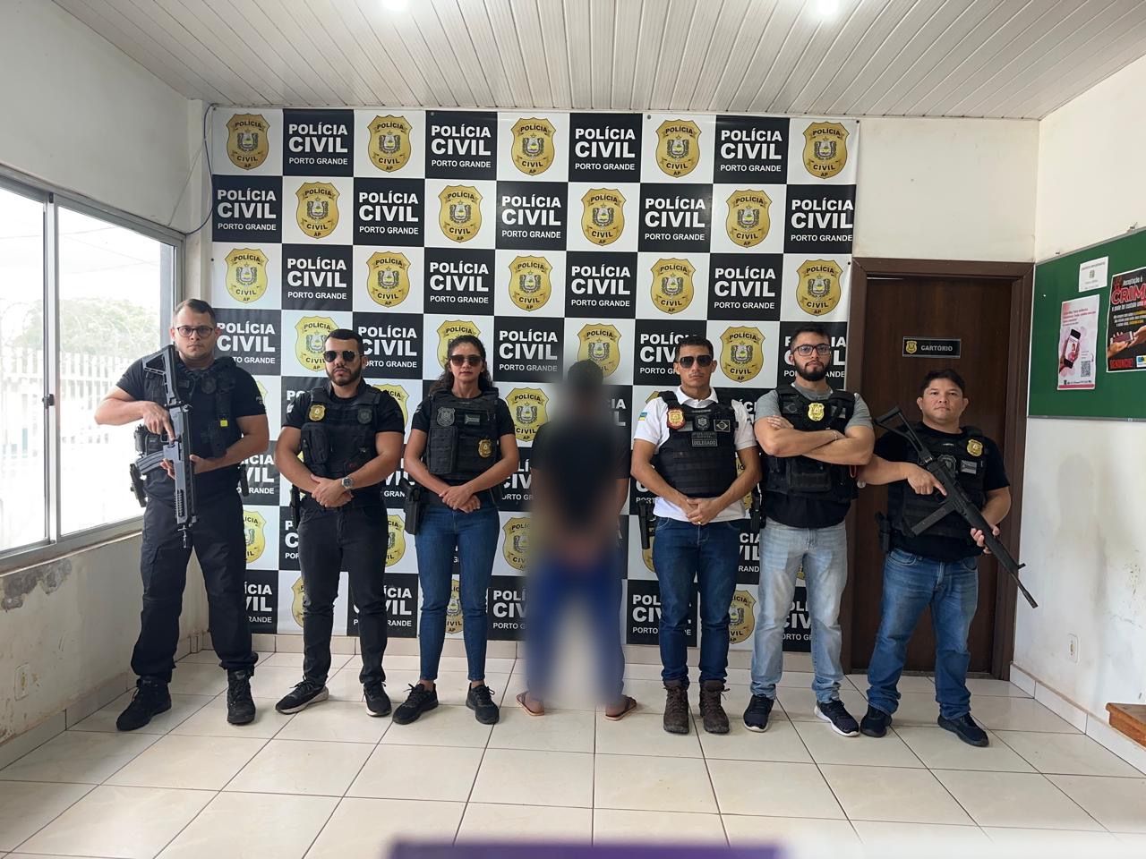 EM PORTO GRANDE, POLÍCIA CIVIL PRENDE INTEGRANTE DE ORGANIZAÇÃO CRIMINOSA ACUSADO POR TENTATIVA DE HOMICÍDIO 